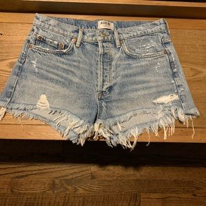 Agolde Parker vintage loose cut off shorts